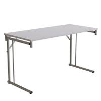 Klapbord Silhuett 1300x600mm,Gr&aring; laminat og alugr&aring;t stel