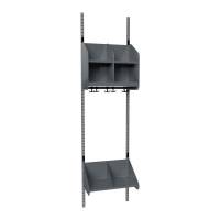 BST Kombination A, Startsektion 2 pladser B 500 mm, m&oslash;rk gr&aring;