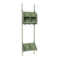 BST Kombination A, Startsektion 2 pladser B 500 mm, gr&oslash;n