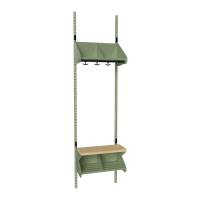 BST Kombination G, Startsektion 2 pladser B 500 mm, gr&oslash;n