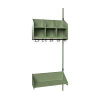 BST Kombination B, P&aring;bygningssektion 3 pladser B 750 mm, gr&oslash;n