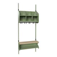 BST Kombination D, Startsektion 3 pladser B 750 mm, gr&oslash;n