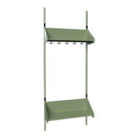 BST Kombination F, Startsektion 3 pladser B 750 mm, gr&oslash;n