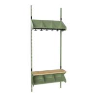 BST Kombination G, Startsektion 3 pladser B 750 mm, grøn