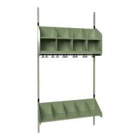 BST Kombination A, Startsektion 4 pladser B 1000 mm, gr&oslash;n