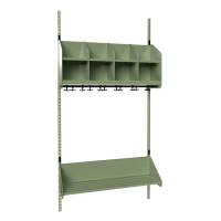 BST Kombination B, Startsektion 4 pladser B 1000 mm, grøn