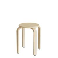 Taburet Oscar, 440 mm, s&aelig;de i birk laminat, stel i birkefin&eacute;r