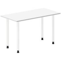 Skrivebord DNA, Hvid 1200x600mm I-ben/Hvid