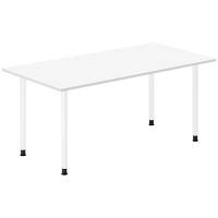 Skrivebord DNA, Hvid 1600x800mm I-ben/Hvid