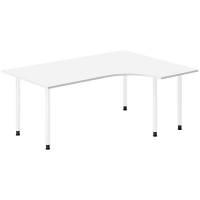 Skrivebord DNA, Hvid 1800x1200mm H&oslash;jre I-ben/Hvid
