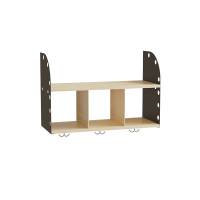 Adde garderobehylde 3-rum 750 mm, birk/m&oslash;rkgr&aring;