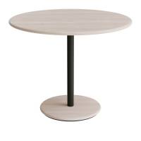 Bord Donut, &Oslash;900 mm, h&oslash;jde 720 mm, hvidpigmenteret ask p&aring;  sort oliven understel