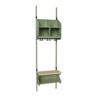 BST Kombination D, Startsektion 2 pladser B 500 mm, grøn