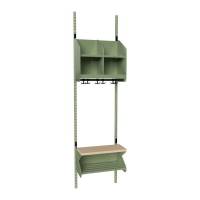 BST Kombination D, Startsektion 2 pladser B 500 mm, gr&oslash;n