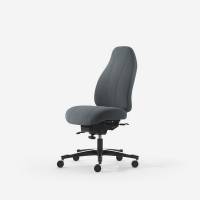 Kontorstol Malmstolen Classic 4000 H&oslash;j ryg, Gr&aring;