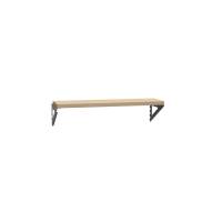BST Siddeb&aelig;nk, separat, 3 pladser B750 mm M&oslash;rk gr&aring;
