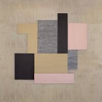 Lydabsorbent Sound Off EcoSUND Væg, 800x800x50 mm Sort, tekstil-lamineret