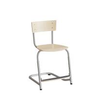 Stol Strong 274 justerbar, Birk laminat, Alugr&aring;t stel