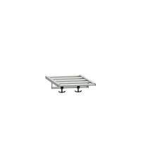 Hattehylde til garderobe B300xD550 mm lysegr&aring;