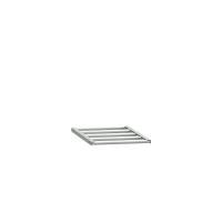 Skohylde til garderobe B300xD550 mm lysegr&aring;