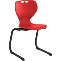 Stol Tarris Junior, r&oslash;dt s&aelig;de med sort C-stel