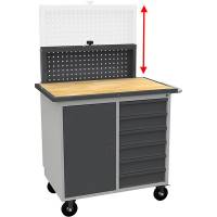 Elevatortavle til SMV v&aelig;rkstedsvogn, RAL7004/7024