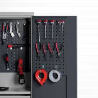 V&aelig;rkt&oslash;jstavle d&oslash;r til SMV v&aelig;rkt&oslash;jsskab, RAL7024