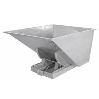 Tipcontainer SS304 900l 600kg Rustfri