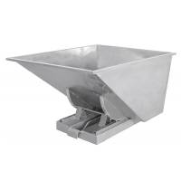 Tipcontainer SS304 900l 600kg Rustfri