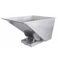 Tipcontainer SS304 1100l 600kg Rustfri