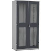 V&aelig;rkt&oslash;jsskab GBP 1020x540x2000mm med plexiglas, RAL7004/7024