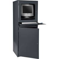 Computerskab GBP2 M&oslash;rk gr&aring;