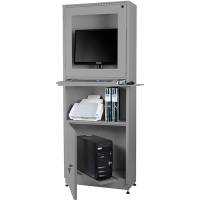 Computerskab Ergo_IT Lys gr&aring;