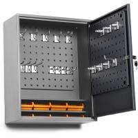 BoxIT v&aelig;rkt&oslash;jsskab med indretning, RAL7024