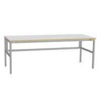 ESD-arbejdsbord Let H 2000x800 mm gr&aring; vinyl