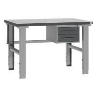 Fileb&aelig;nk 1200x800 mm inkl. skuffesektion (2 skuffer)