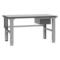 Fileb&aelig;nk 1500x800 mm inkl. enkeltskuffe