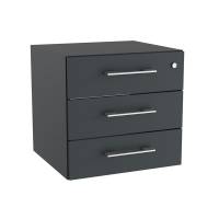 Skuffeindsats DNA, Antracit med alugr&aring; h&aring;ndtag