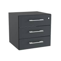 Skuffeindsats DNA, Antracit med hvide h&aring;ndtag