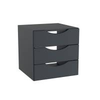 Skuffeindsats DNA, Antracit med &aring;bne h&aring;ndtag