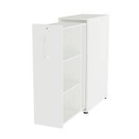 Towerskab DNA A9 H&oslash;jre, Hvid med hvidt h&aring;ndtag