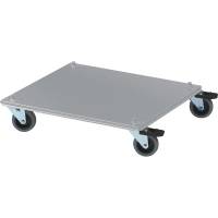 Hjulunderstel til ErgoDouble v&aelig;rkt&oslash;jsskab, RAL7004