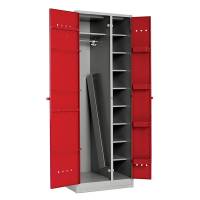 Soldaterskab Lige tag 1x680 mm r&oslash;d d&oslash;r, inkluderet v&aring;benrum