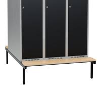 Siddeb&aelig;nk birk, dobbel 1200x1100mm