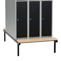 Siddeb&aelig;nk birk, dobbel 900x1100mm