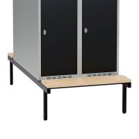 Siddeb&aelig;nk birk, dobbel 800x1100mm