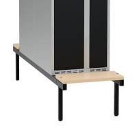 Siddeb&aelig;nk birk, dobbel 500x1100mm