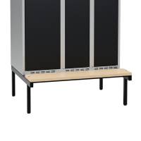 Siddeb&aelig;nk birk, enkel 1000x550mm