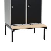 Siddeb&aelig;nk birk, enkel 800x550mm