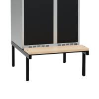 Siddeb&aelig;nk birk, enkel 700x550mm